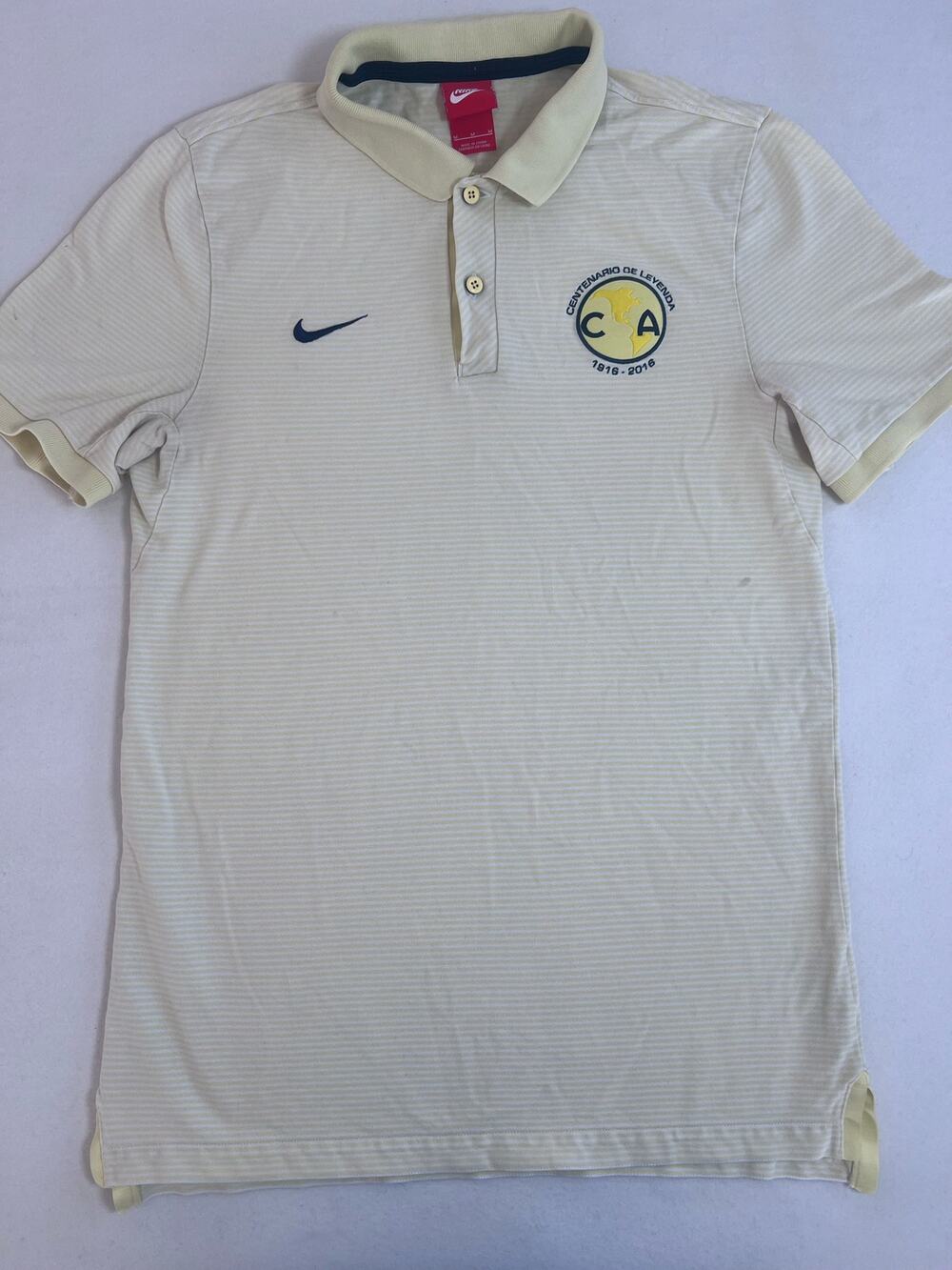 Nike Club America Mens M Centenario 1916-2016 Polo Shirt Soccer Liga MX